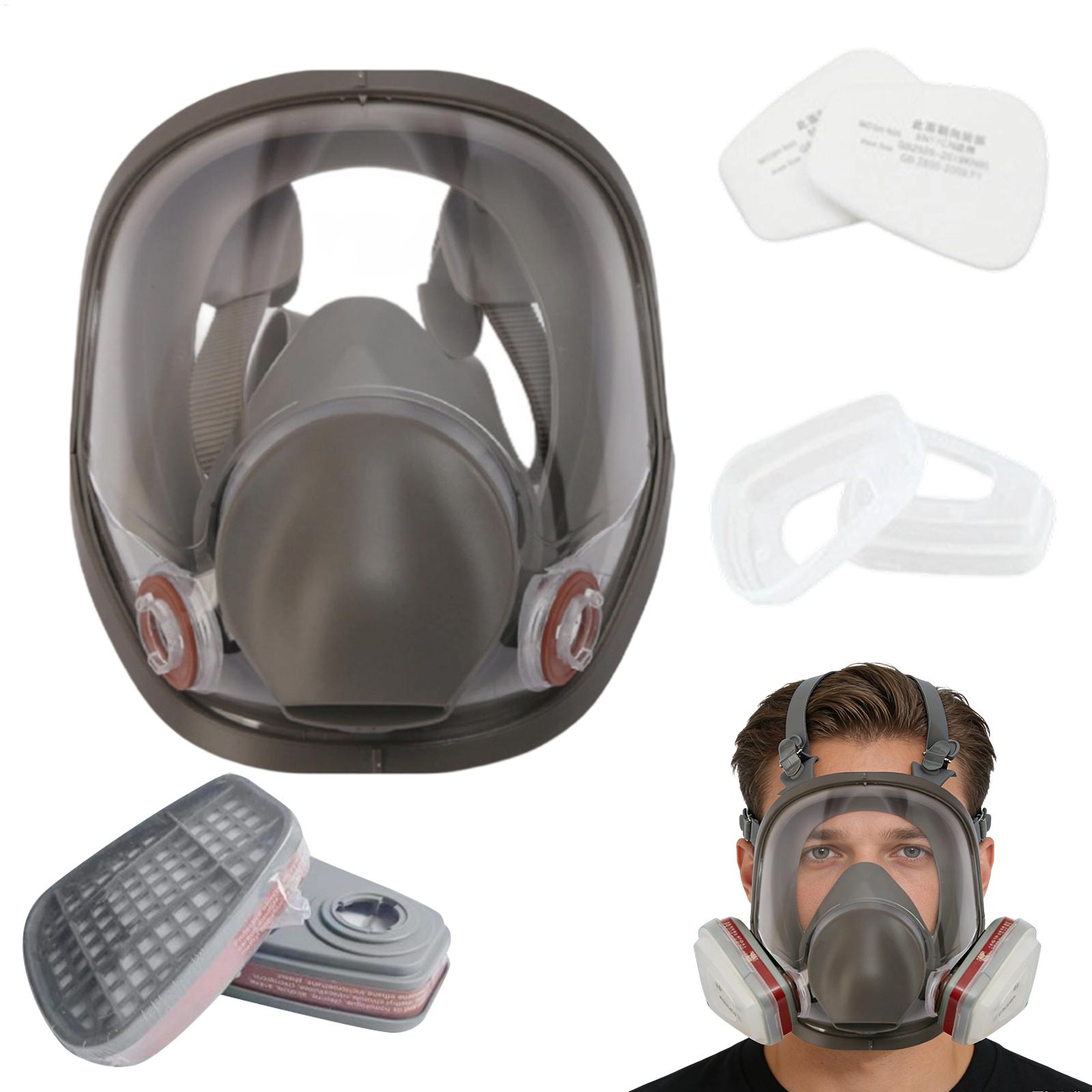 Woodworking Face Shield - フィルター付き防塵マスク、再利用可能なフェイスシールド、スプレーペイント、木工、建設、研削、研磨、溶接用