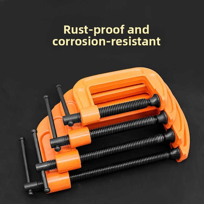Woodworking Multi Tool - 木工多機能クランプハードウェア調整可能な圧力0-150mmベンチバイスハンドツールヘビーデューティGクランプ金属固定クリップ