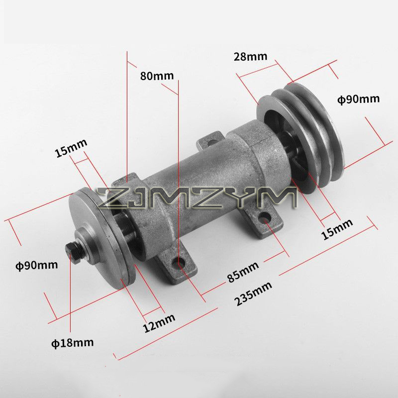 Woodworking Saw - 木工ベンチソーシャフトアセンブリ 205 トランスミッションベアリングシート木材切断ツール木材切断用電動ソーシャフト部品