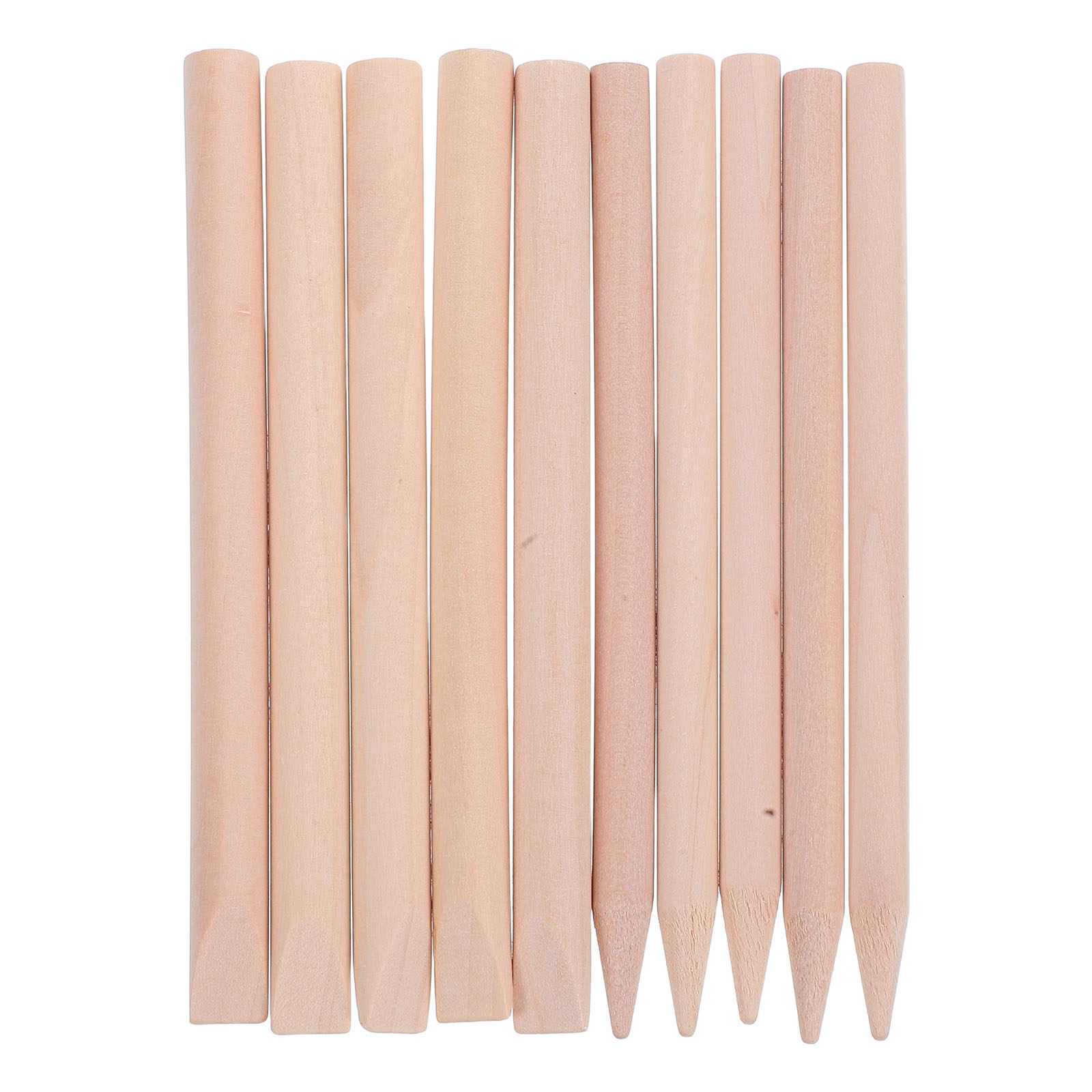 Wood Chisel Set - 10個入り子供用発掘ツールセット ミニ木製ノミ 安全な丸みを帯びたエッジで屋外発掘に最適 教育用考古学発掘キット