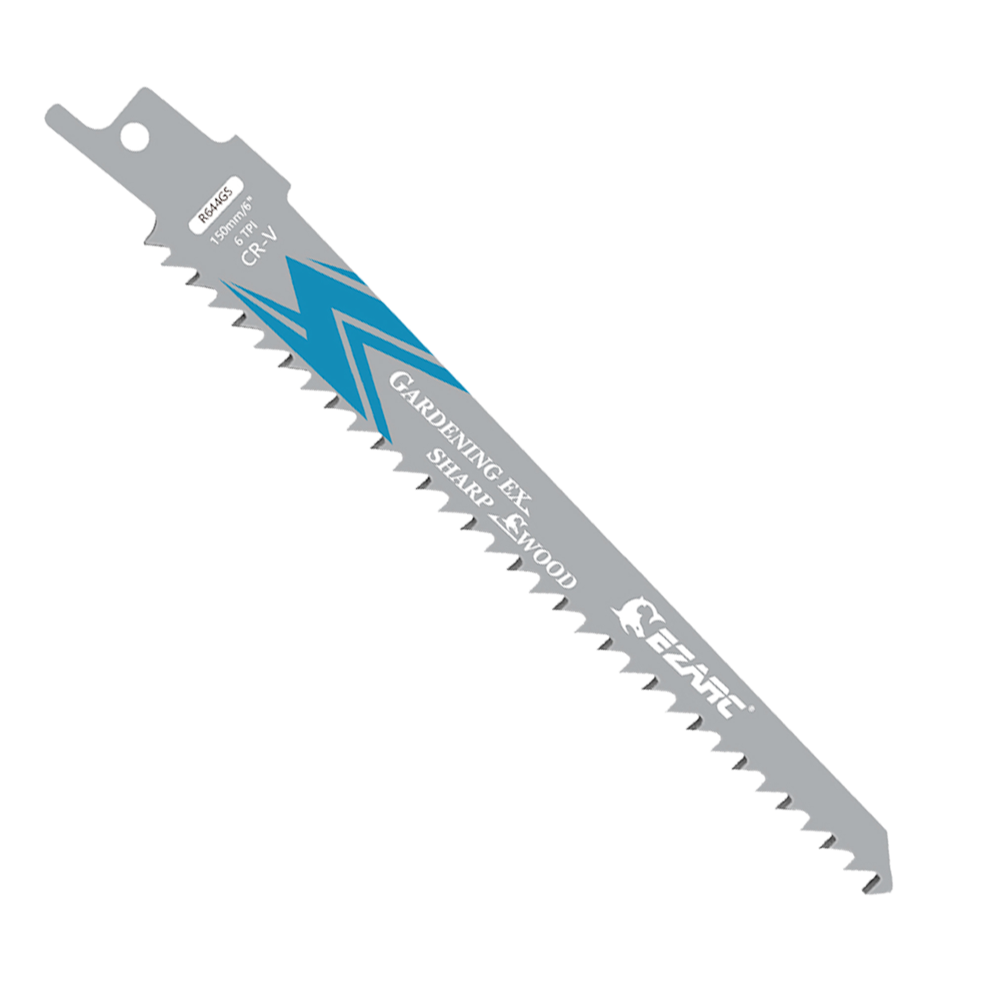 Woodworking Saw - EZARC 木材用往復式剪定鋸刃、CRV シャープグランドティース鋸刃 150/225mm、1/2 インチユニバーサルシャンク切削工具