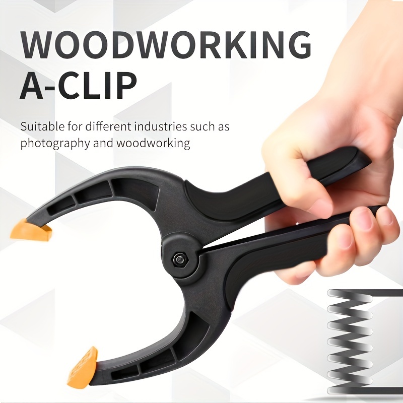 Woodworking Z Clips - 3/4/6/9 インチプラスチックナイロン調整可能な木工クランプ木工ツールスプリングクリップ大工クランプ Outillage Menuiserie