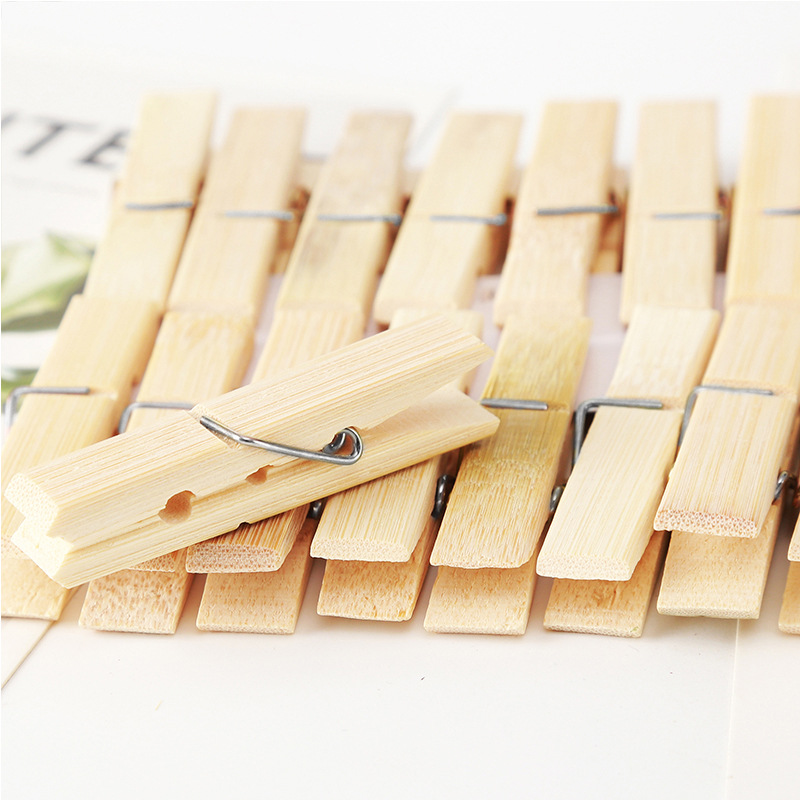 天然竹防風服ペグ、木製ソックス、ベッドシーツピン、洗濯ばさみ - Woodworking Z Clips のレビューと価格