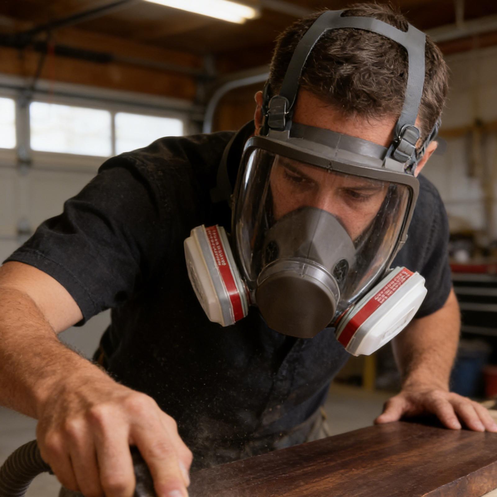 フィルター付き防塵マスク、再利用可能なフェイスシールド、スプ - Woodworking Face Shield のレビューと価格