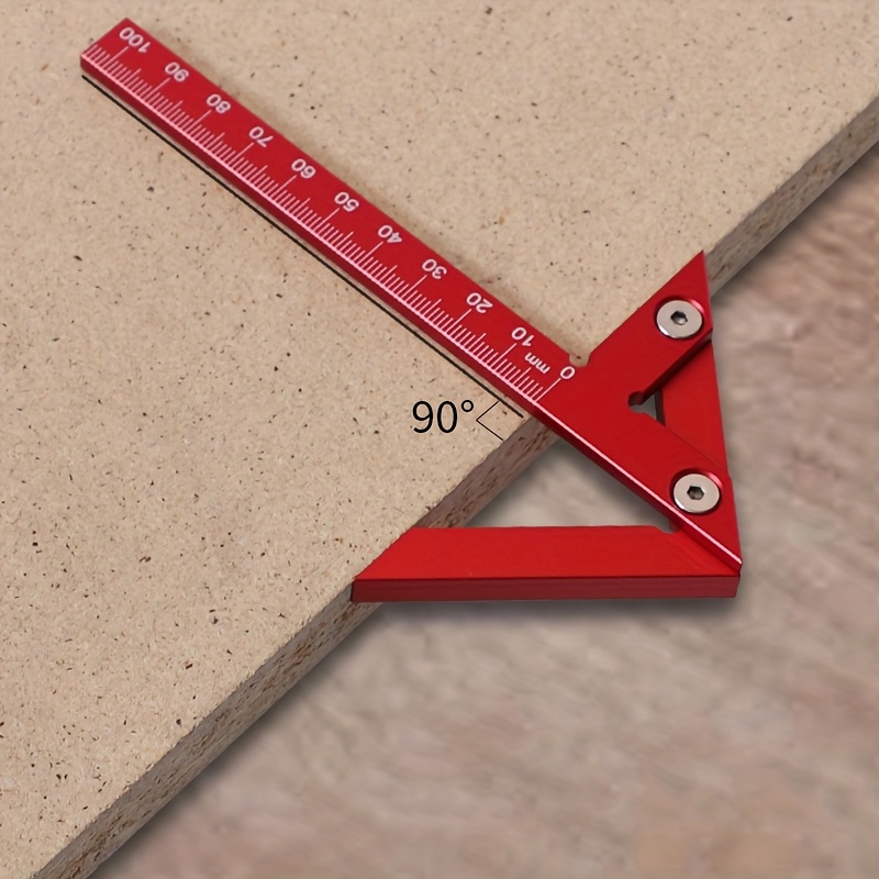 センターファインダーラインゲージ 45/90度角度マーキング - Woodworking Ruler のレビューと価格