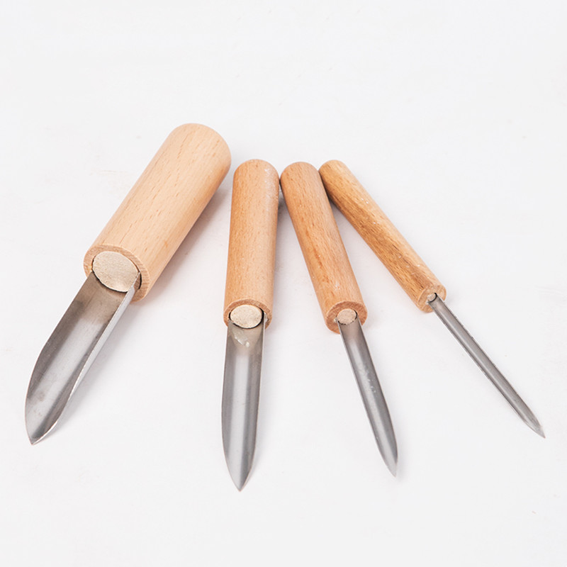 陶器ツールパンチャーピース/セットステンレス鋼ヘッド木製ハン - Wood Chisel Set のレビューと価格