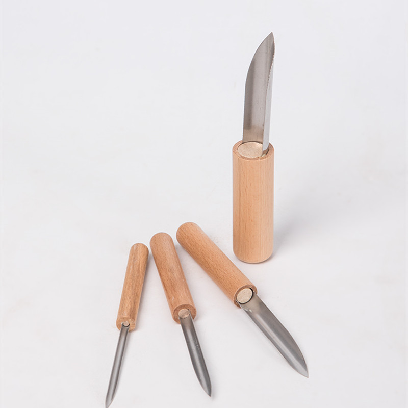 陶器ツールパンチャーピース/セットステンレス鋼ヘッド木製ハン - Wood Chisel Set のレビューと価格