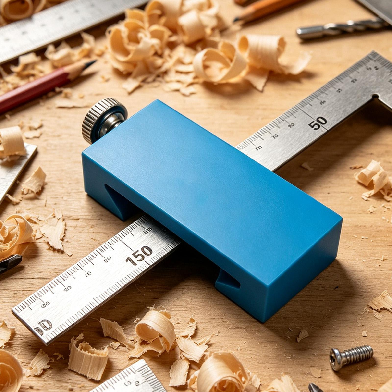 木工定規ストップ大工定規位置決めスクライビングブロック木工ス - Woodworking Ruler のレビューと価格
