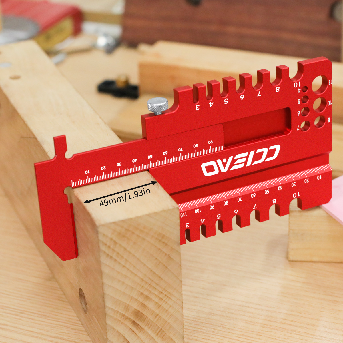 木工用多機能測定定規、ドリルガイド付きアルミニウム合金精密マ - Woodworking Multi Tool のレビューと価格