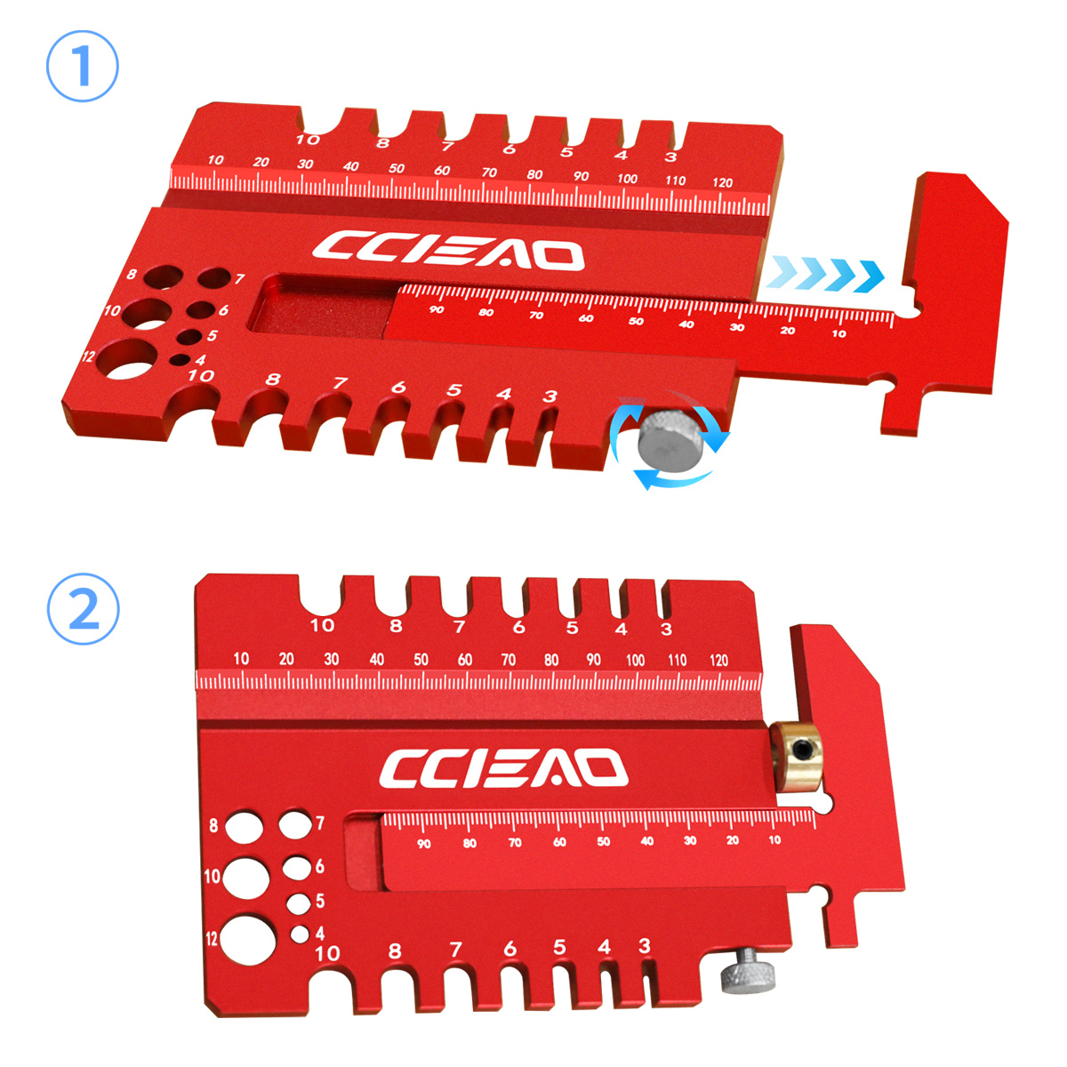 木工用多機能測定定規、ドリルガイド付きアルミニウム合金精密マ - Woodworking Multi Tool のレビューと価格