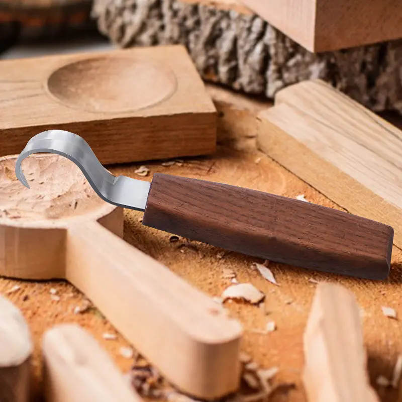 ‌ 1PCプロフェッショナル木彫りナイフセット、湾曲した刃と - Wood Chisel Set のレビューと価格