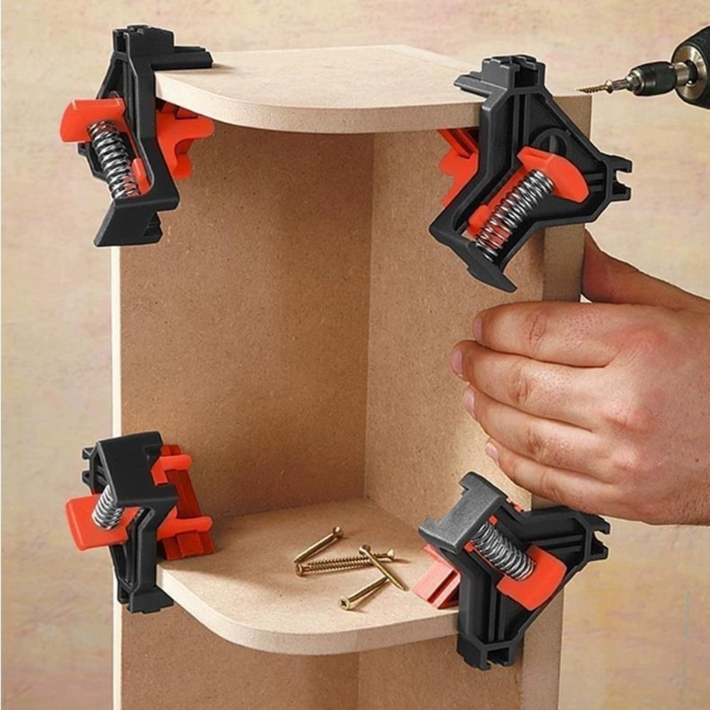 4個 90 °   直角クランプ固定クリップ額縁コーナークラ - Woodworking Man のレビューと価格