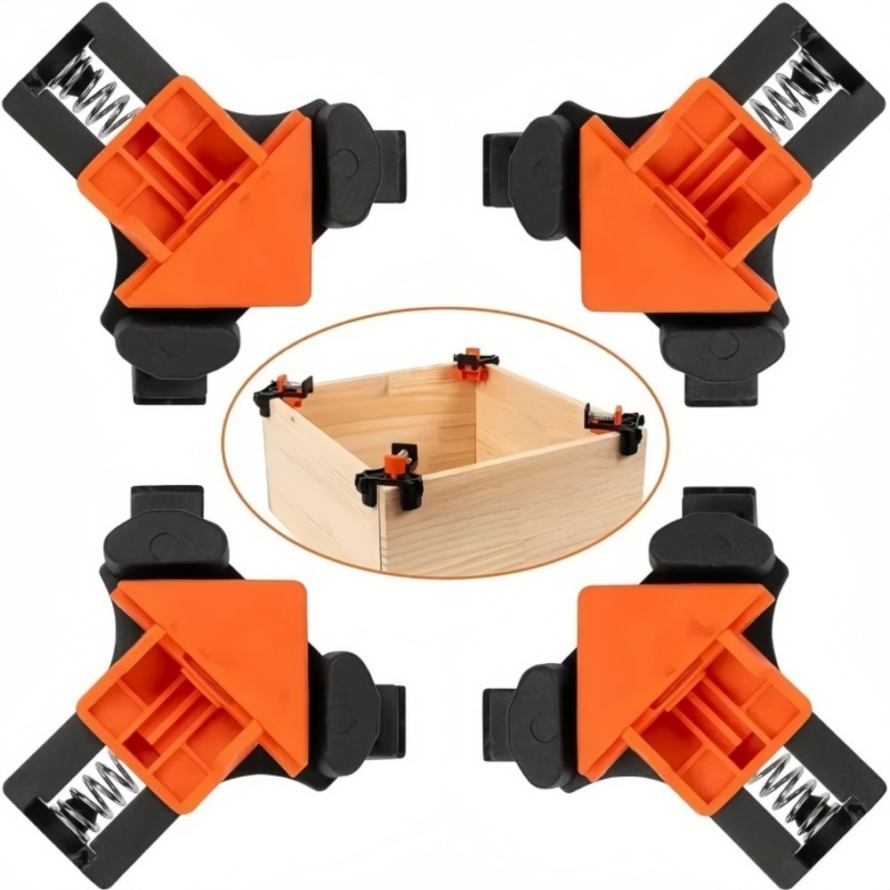 4個 90 °   直角クランプ固定クリップ額縁コーナークラ - Woodworking Man のレビューと価格