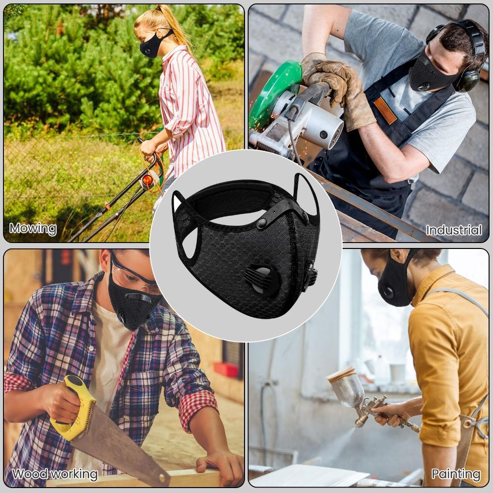 通気性のある人間工学に基づいた防塵マスク、調節可能な防塵マス - Woodworking Mask のレビューと価格