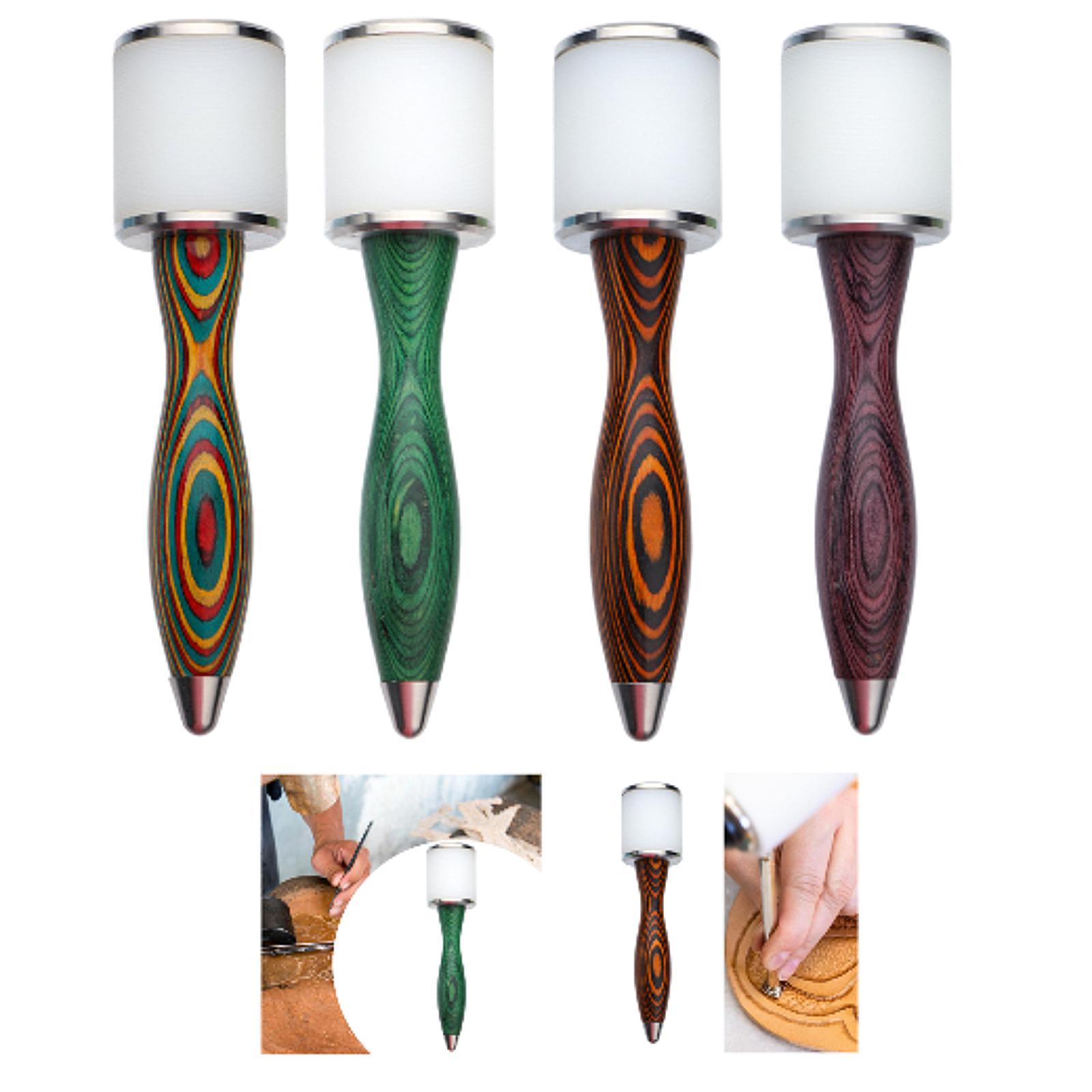 革細工ハンマー レザークラフトマレット 手作り革細工用品用 - Wooden Mallet Carving のレビューと価格