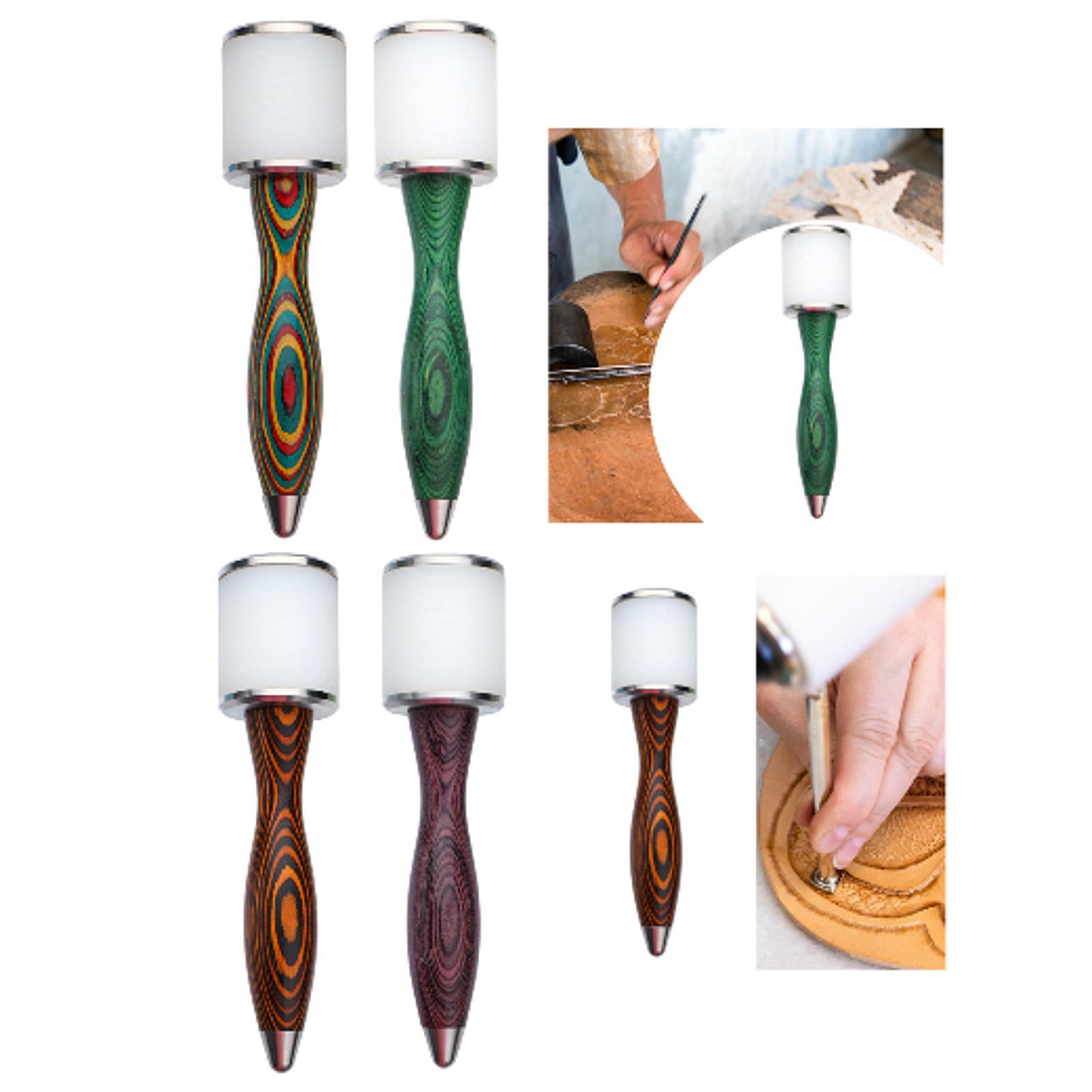 革細工ハンマー レザークラフトマレット 手作り革細工用品用 - Wooden Mallet Carving のレビューと価格