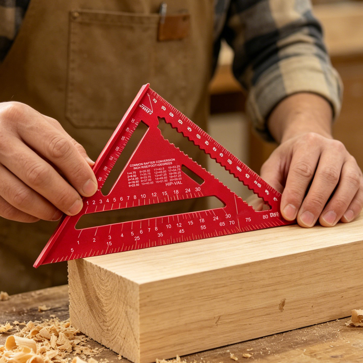 アルミ合金スピードスクエア高精度メートル三角定規木工角度測定 - Woodworking Ruler のレビューと価格