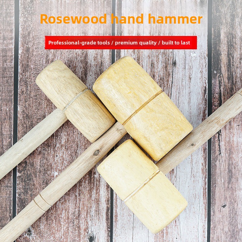 木製ハンドル付きマレット、木工用無垢材彫刻マレット - Wooden Mallet Carving のレビューと価格