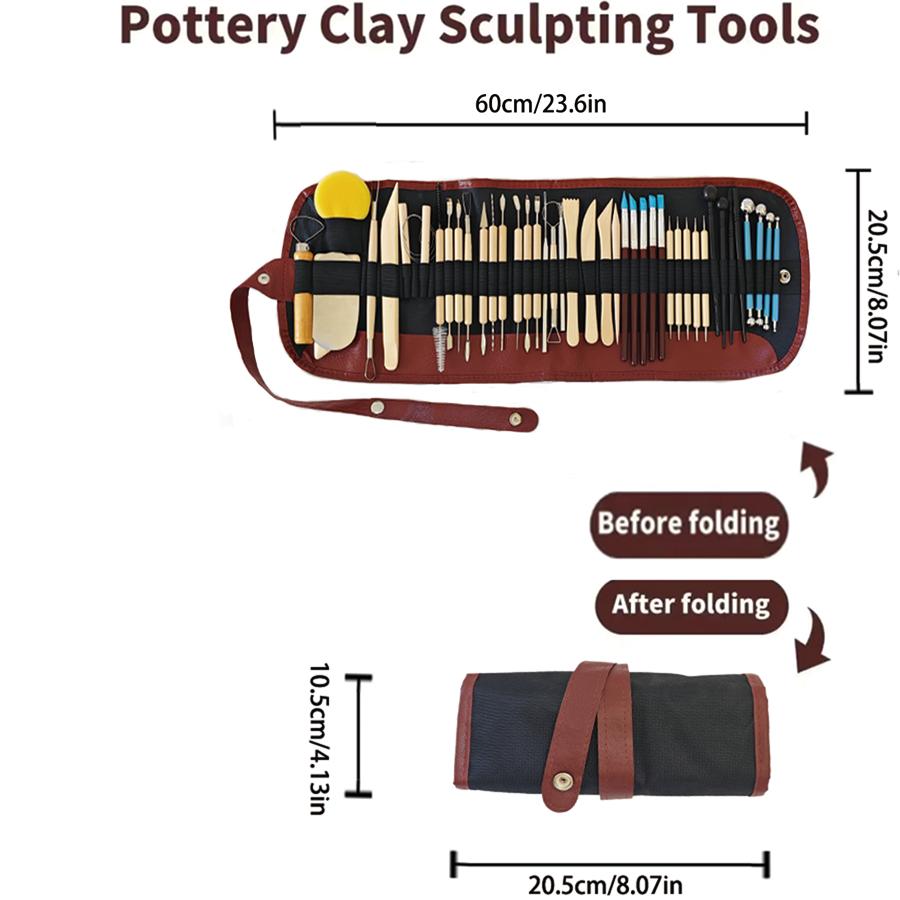 陶器粘土彫刻ツールキット 8-61 個/セット、セラミックワ - Wood Chisel Set のレビューと価格