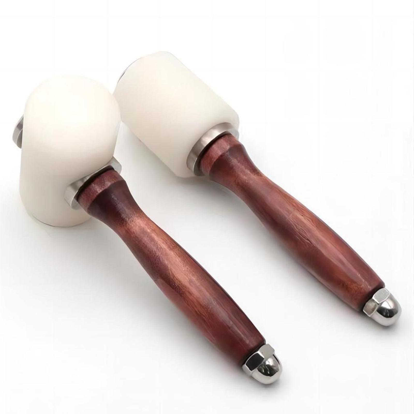耐久性のあるレザークラフトナイロンハンマー、研磨された木製ハ - Wooden Mallet Carving のレビューと価格