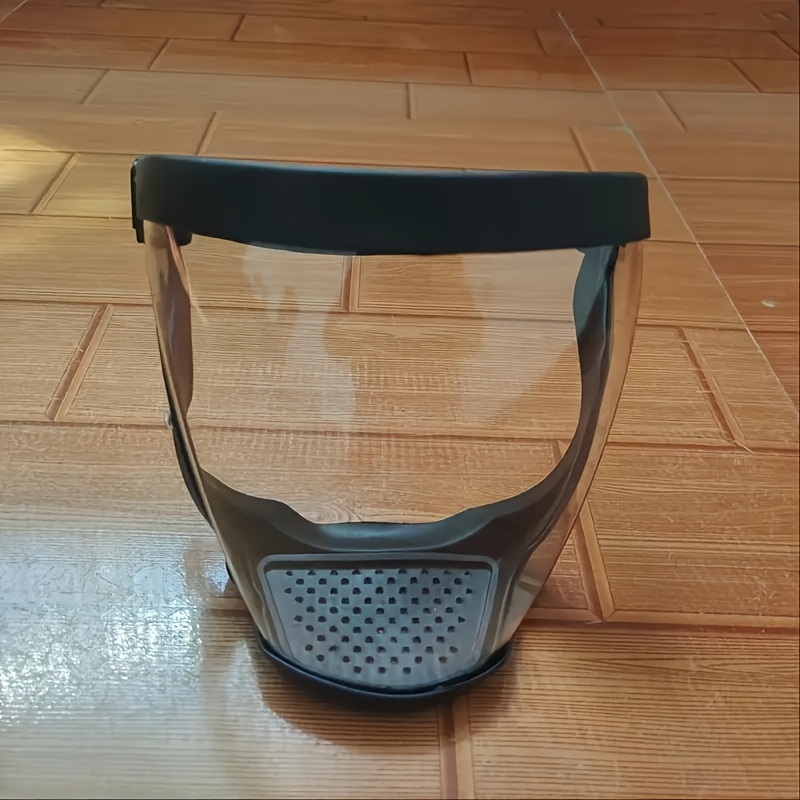 調節可能なバックル付きフルフェイス透明保護マスク - 作業中 - Woodworking Face Shield のレビューと価格