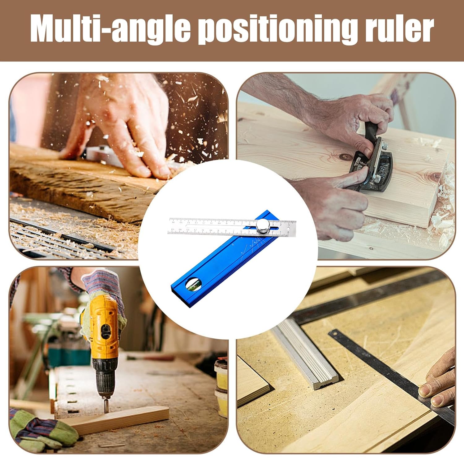 スクライバーマーキングツール、マルチアングルファインダーゲー - Woodworking Ruler のレビューと価格