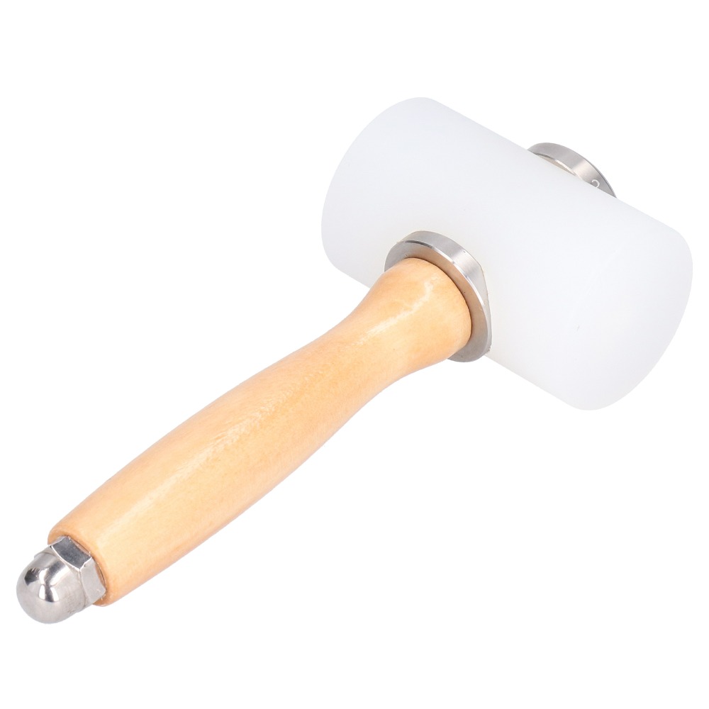 長さ19cm レザークラフトハンマー 異なる色のハンドル 木 - Wooden Mallet Carving のレビューと価格