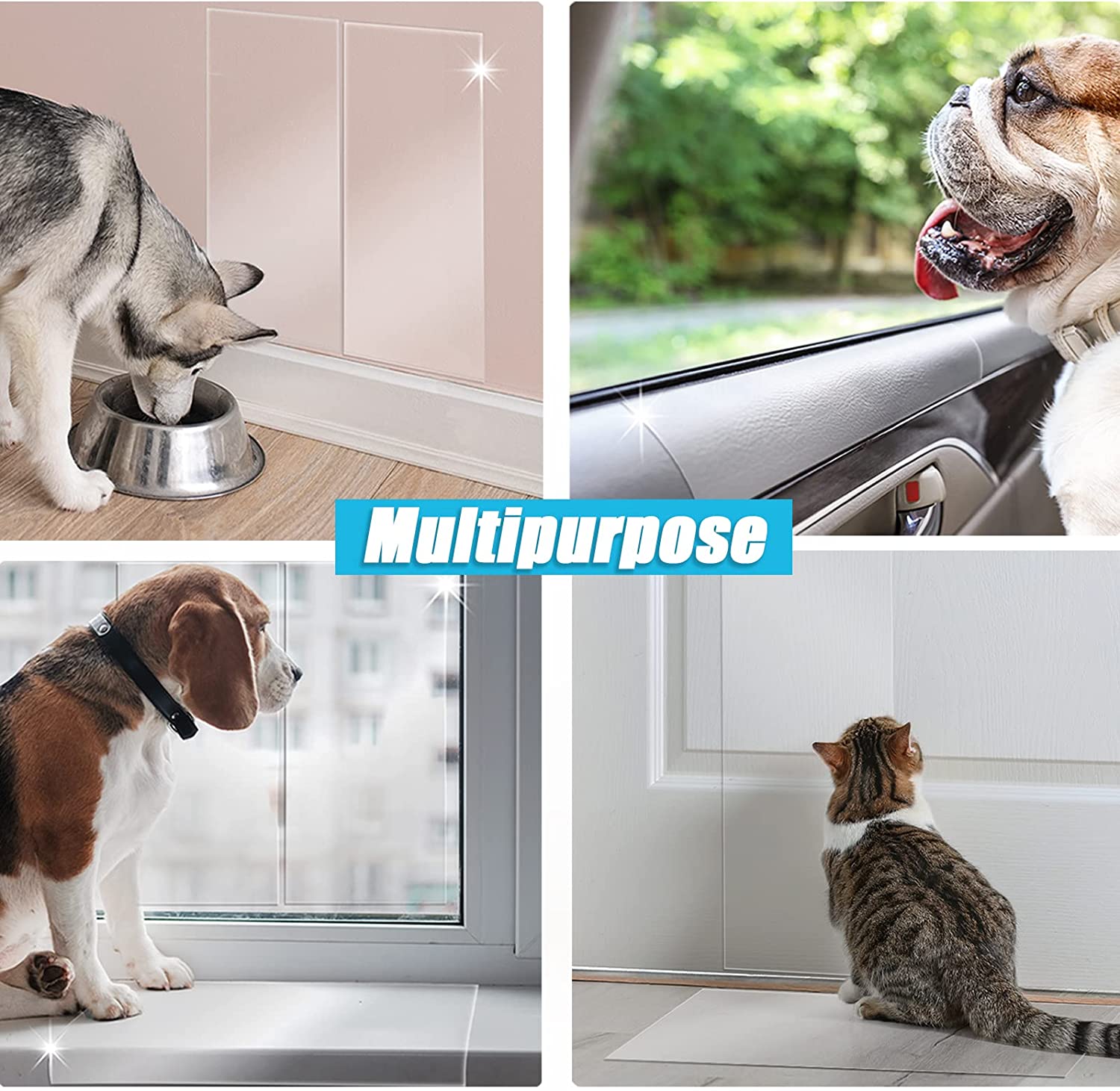 ドアプロテクター 家具や壁用の傷防止ガード、犬や猫の引っ掻き - Woodworking Face Shield のレビューと価格