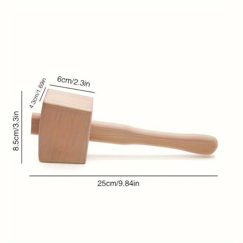 1PC DIY レザービーチ無垢材木工マレット大工ハンマー木 - Wooden Mallet Carving のレビューと価格