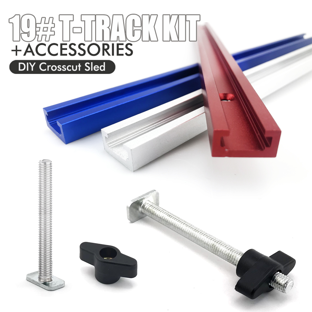 木工19 #   Tトラックキットとアクセサリー アルミ製T - Woodworking Man のレビューと価格