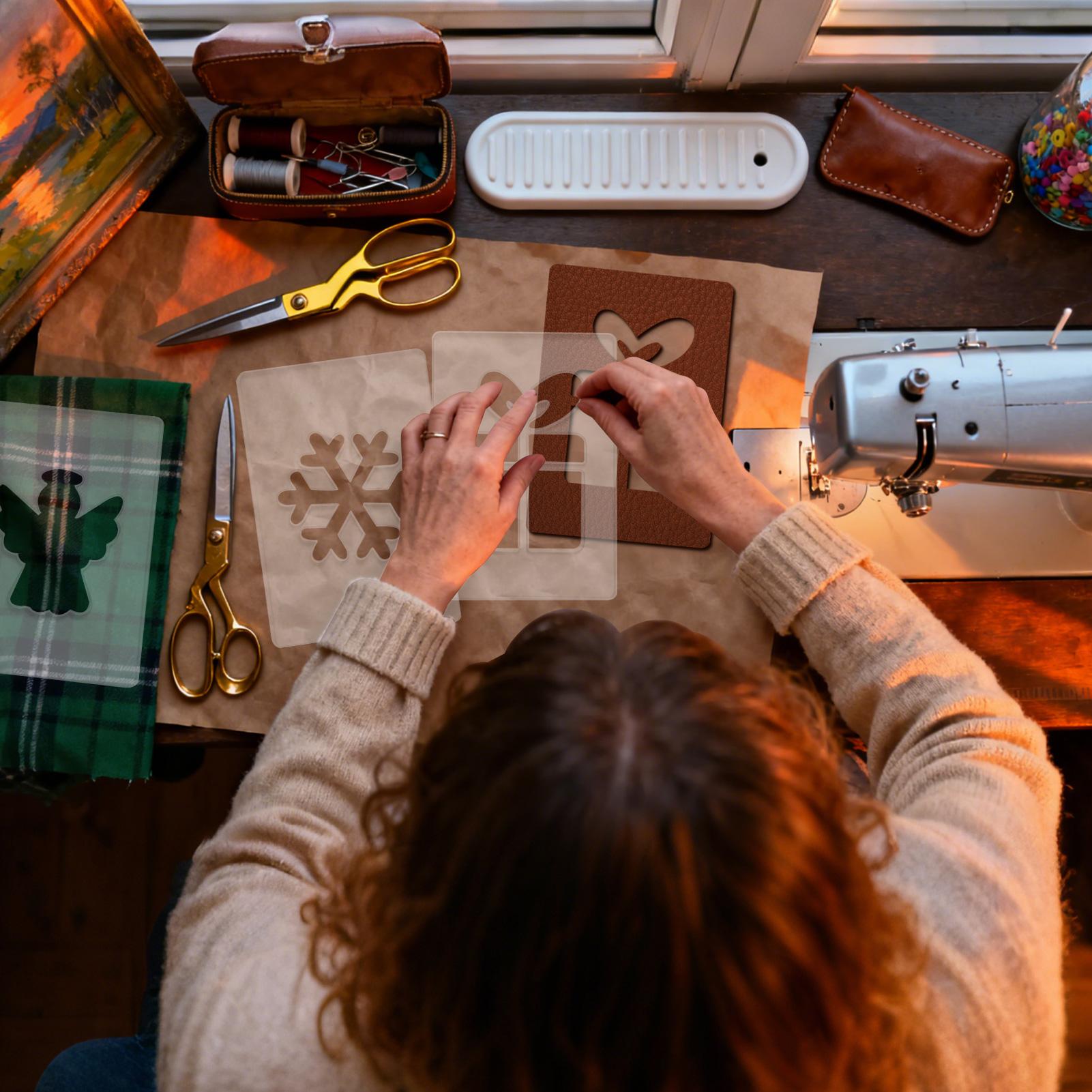 クリスマスステンシル ポータブル木工ステンシル ホリデー木工 - Woodworking Man のレビューと価格