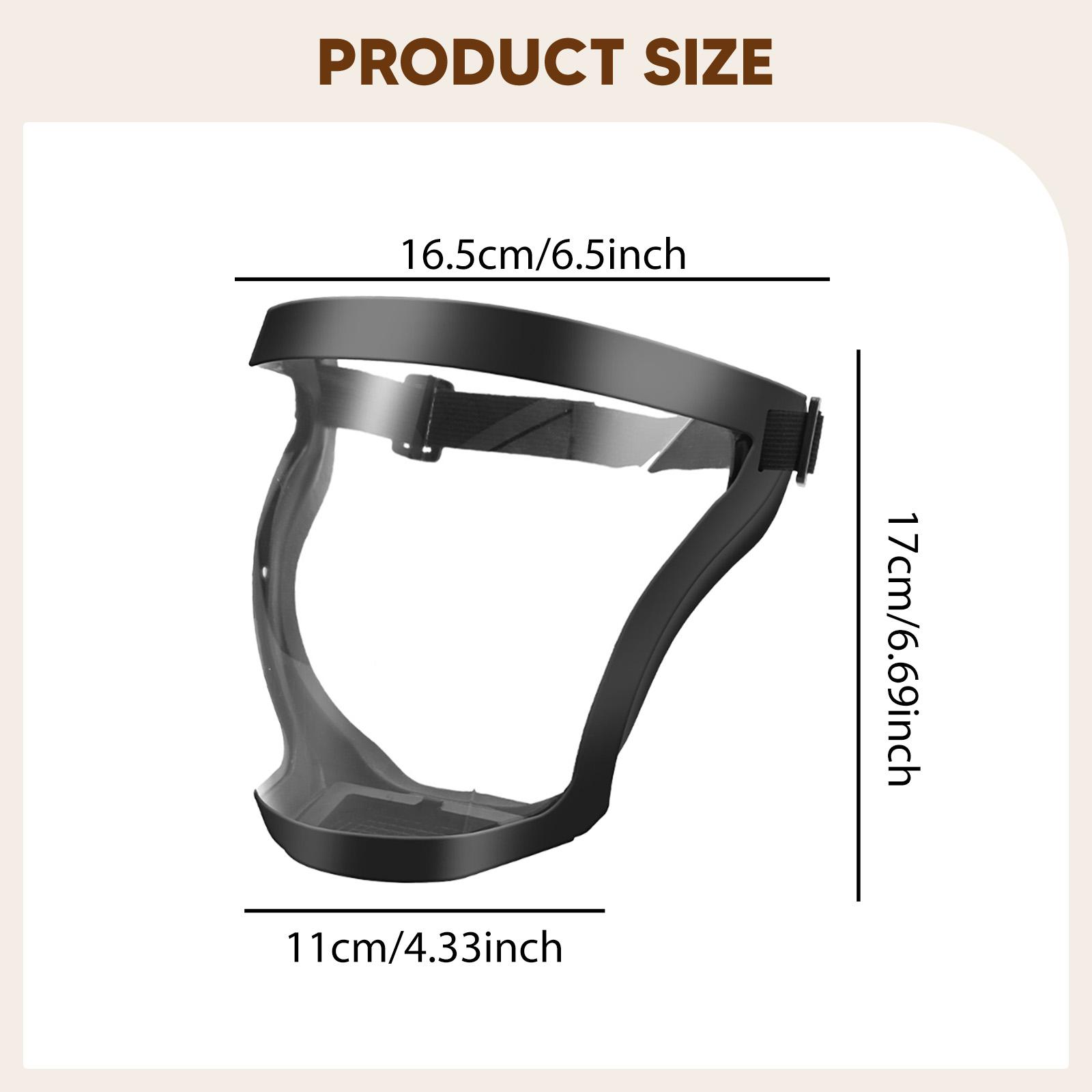 フルフェイスカバー 調節可能な保護スクリーンマスク クリアバ - Woodworking Face Shield のレビューと価格