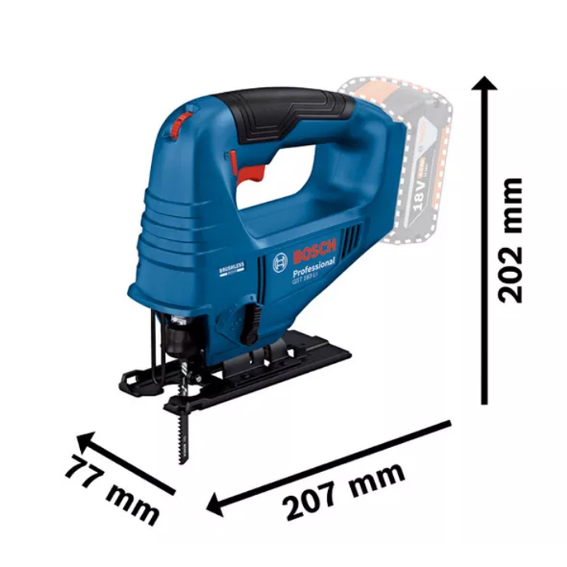 ボッシュ GST 183-LI プロフェッショナル電動ジグソ - Woodworking Saw のレビューと価格