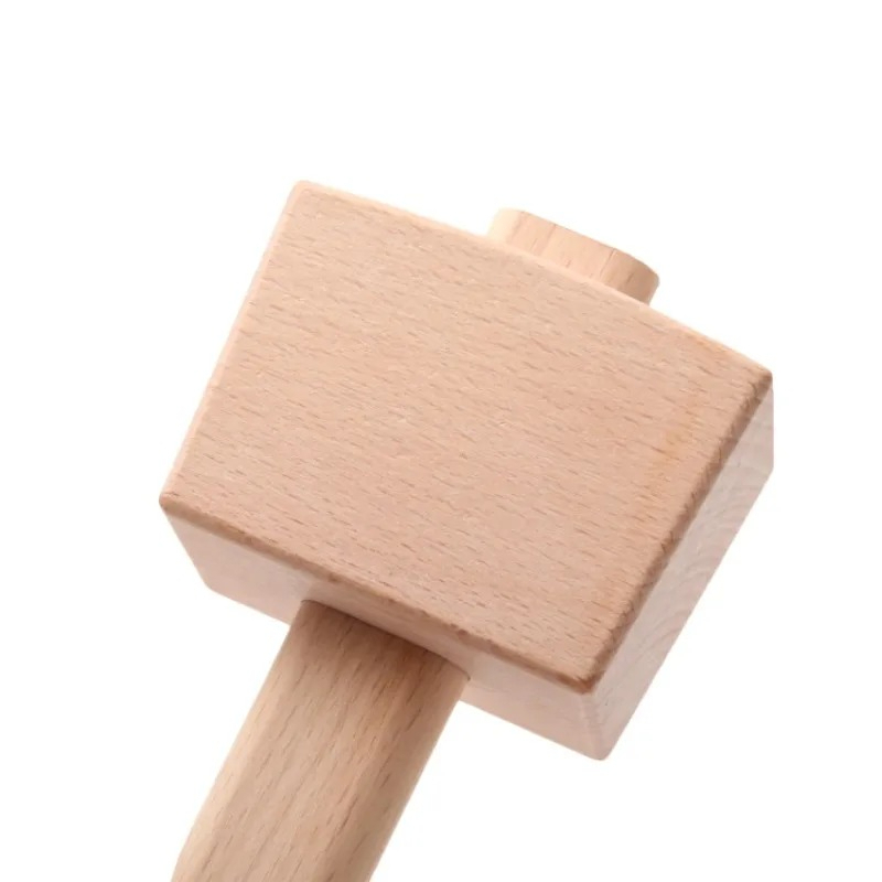 DIY手作り革、木工道具、子供の手作り無垢材、ブナ材ハンマー - Wooden Mallet Carving のレビューと価格