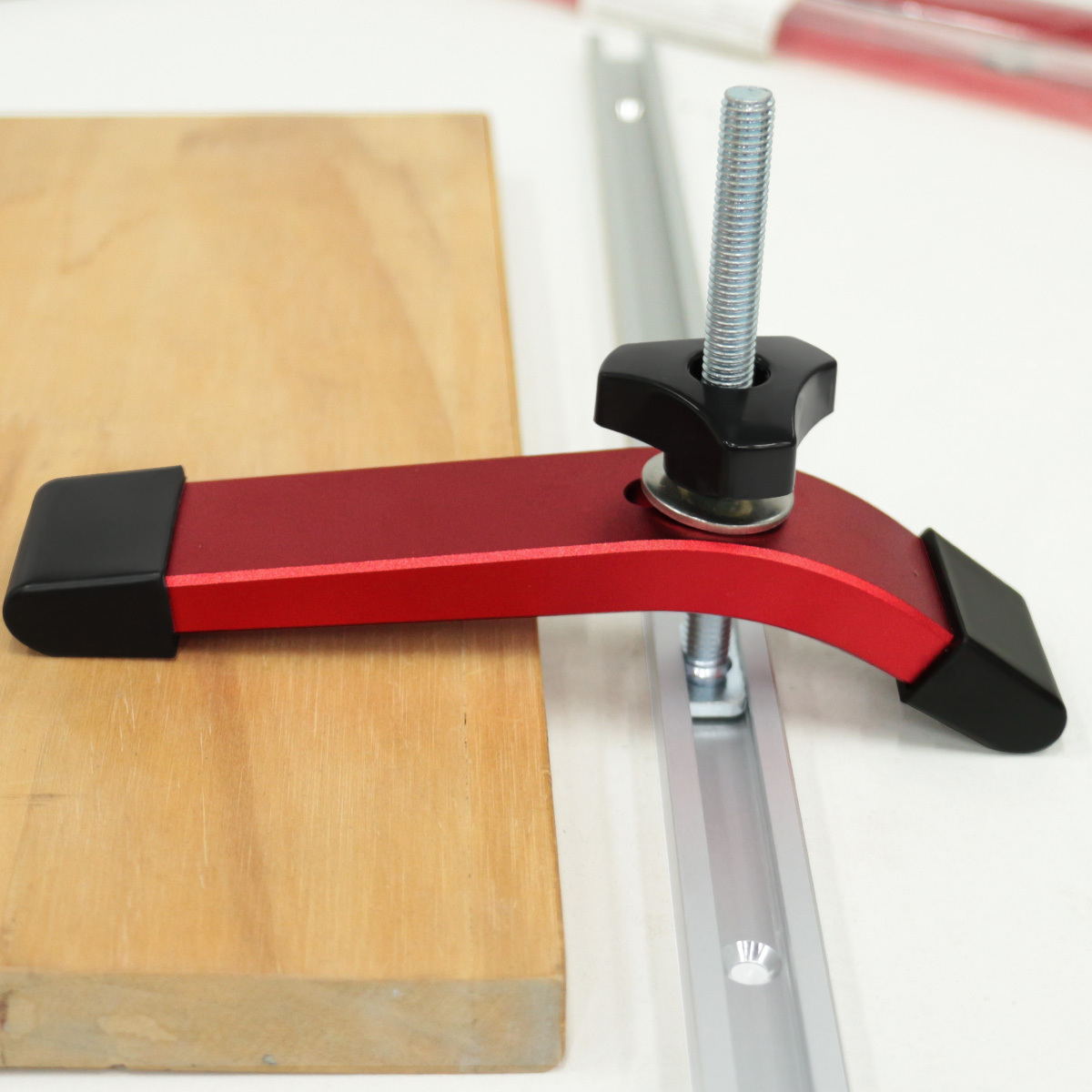 1/2 個の速効性ホールドダウンクランプアルミプレスプレート - Woodworking Man のレビューと価格
