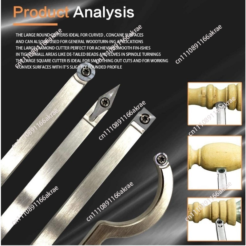 旋削工具用 使い捨て旋削工具 木製回転旋削工具 8点工具セッ - Wood Chisel Set のレビューと価格