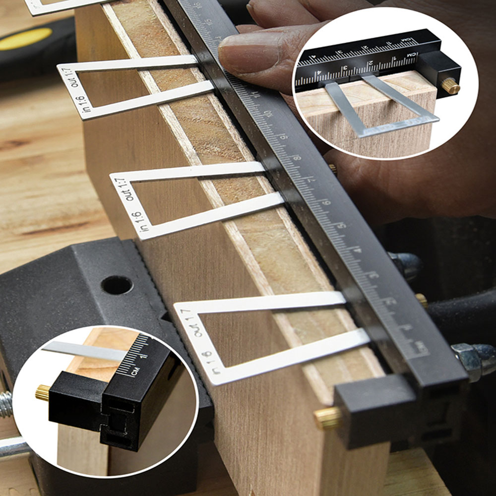 ダブテールテノンマーキングゲージ、木工マーキング、ほぞ穴図面 - Woodworking Kumiko のレビューと価格