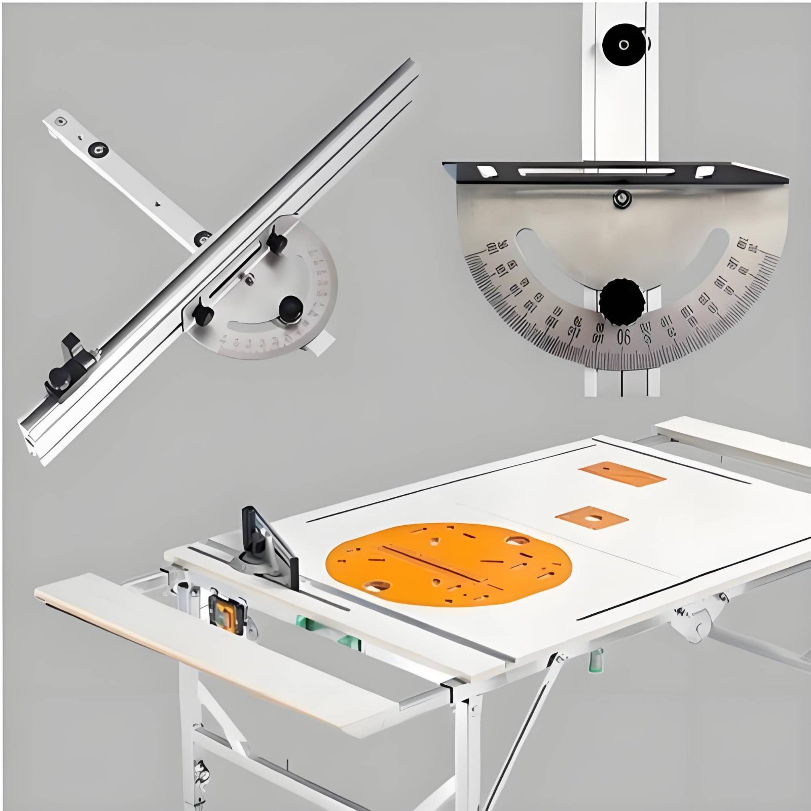 テーブルソーマイターゲージフリップストップ精密マイターゲージ - Woodworking Ruler のレビューと価格