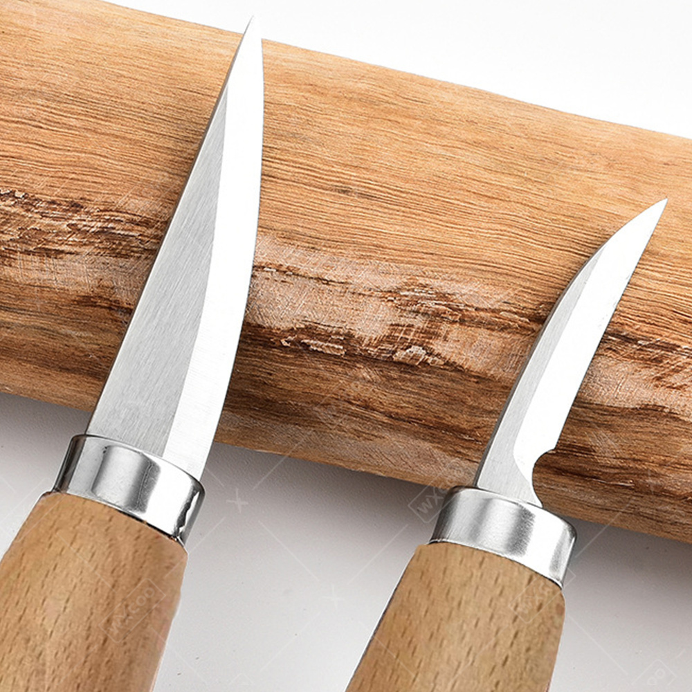 WXCOO 人間工学に基づいた木彫りフックチゼルナイフ 曲線 - Woodworking Man のレビューと価格