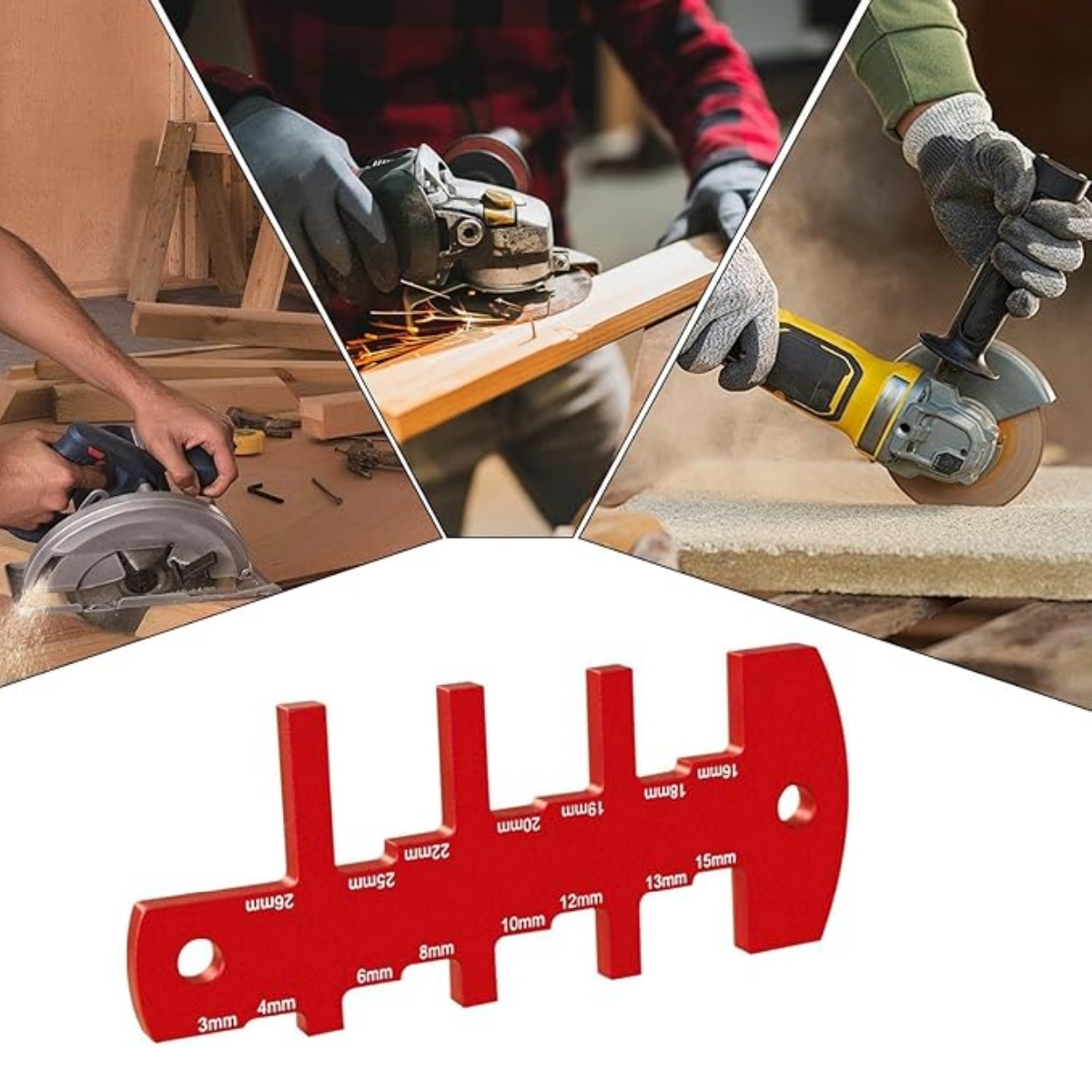 木工用鋸高さゲージ |   テーブルソー高さ深さ正確なゲージ - Woodworking Ruler のレビューと価格