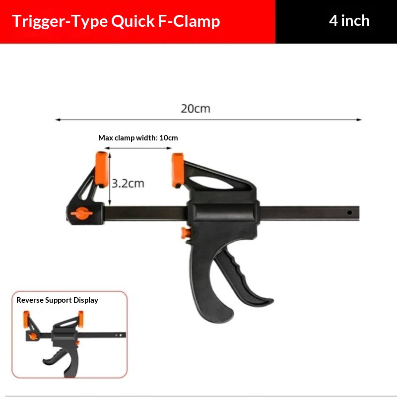 ヘビーデューティクイック F クランプ木工バークランプ片手ト - Woodworking Z Clips のレビューと価格