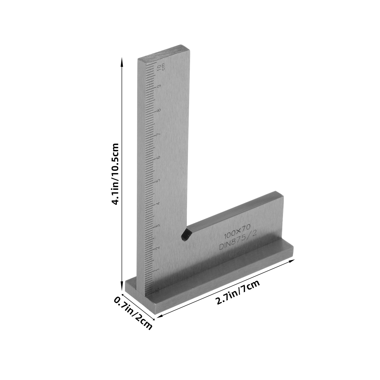 スチール製正方形デュアルスケールワイドシート90度直角大工木 - Woodworking Ruler のレビューと価格