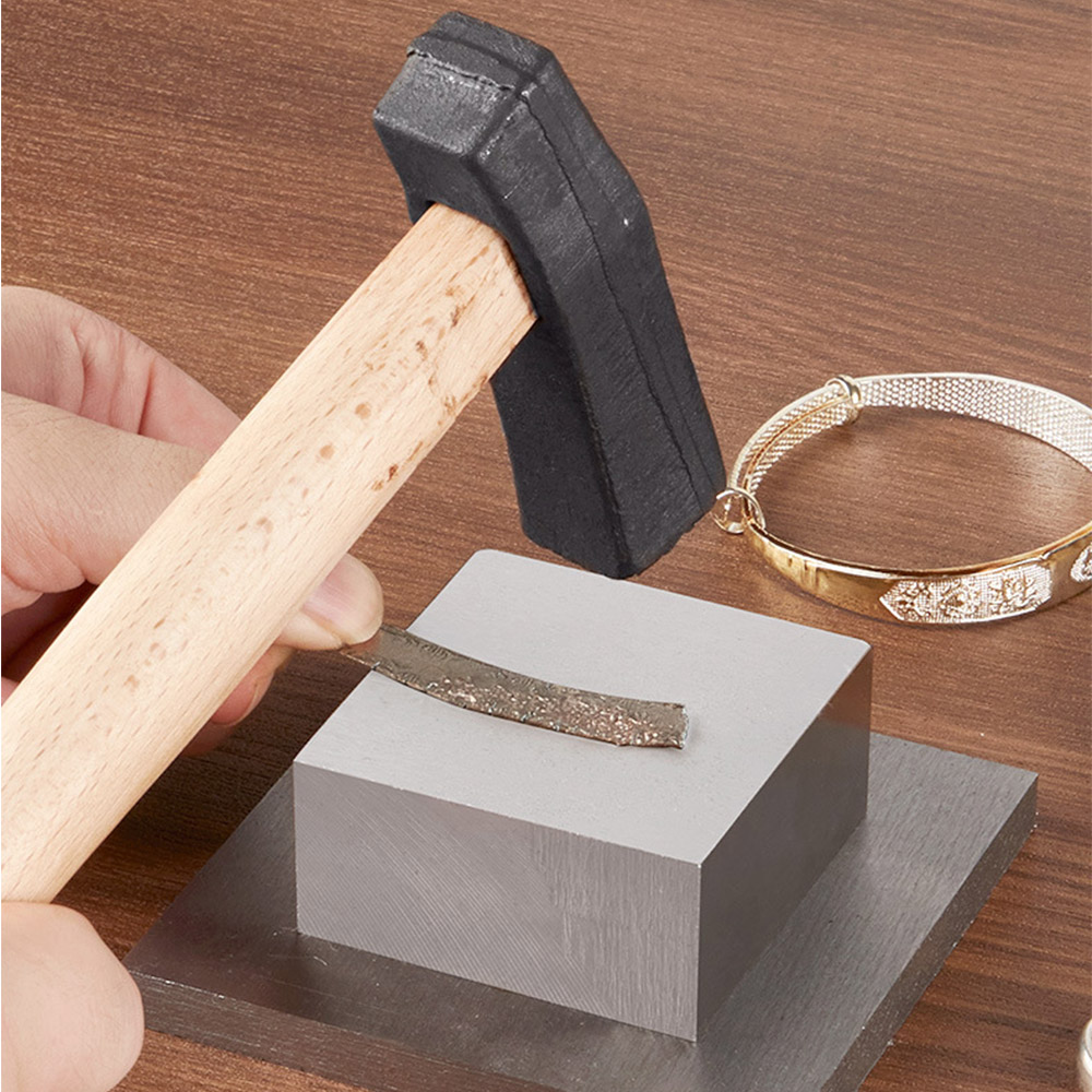 ジュエリーツール テクスチャーハンマー 木製ハンドル付き パ - Wooden Mallet Carving のレビューと価格